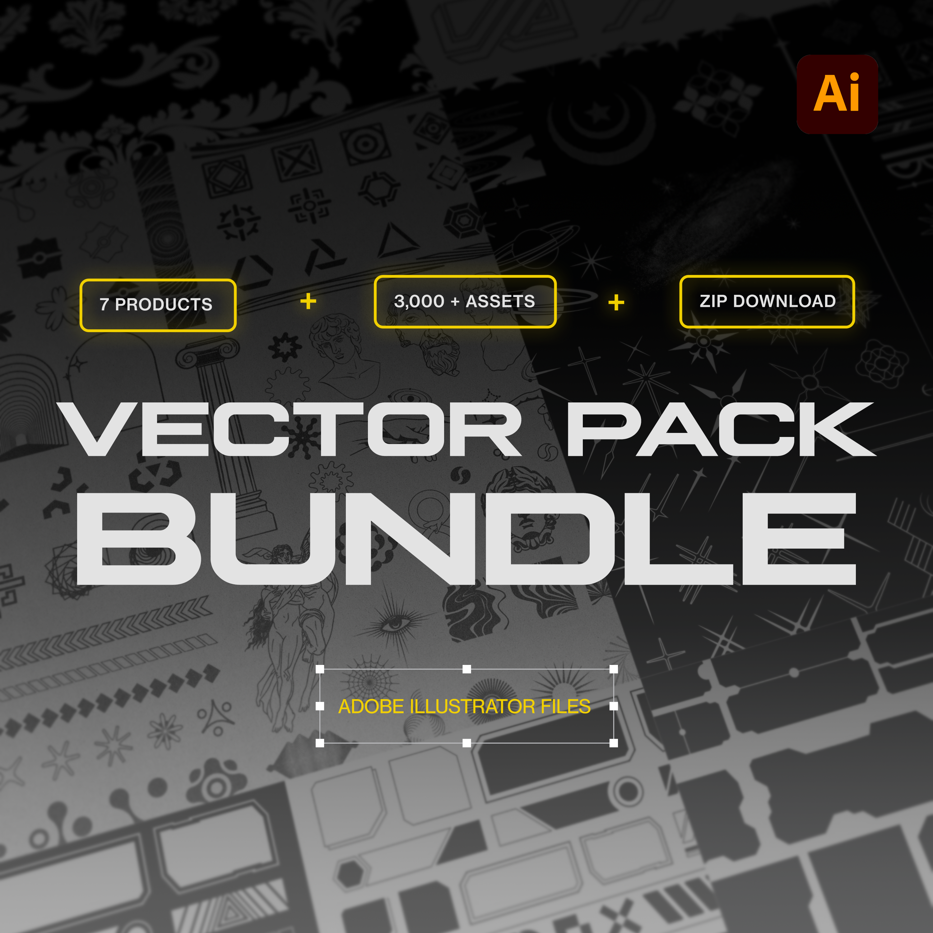 VE ✦ Vector Pack Bundle 01 ✦ 55% Off