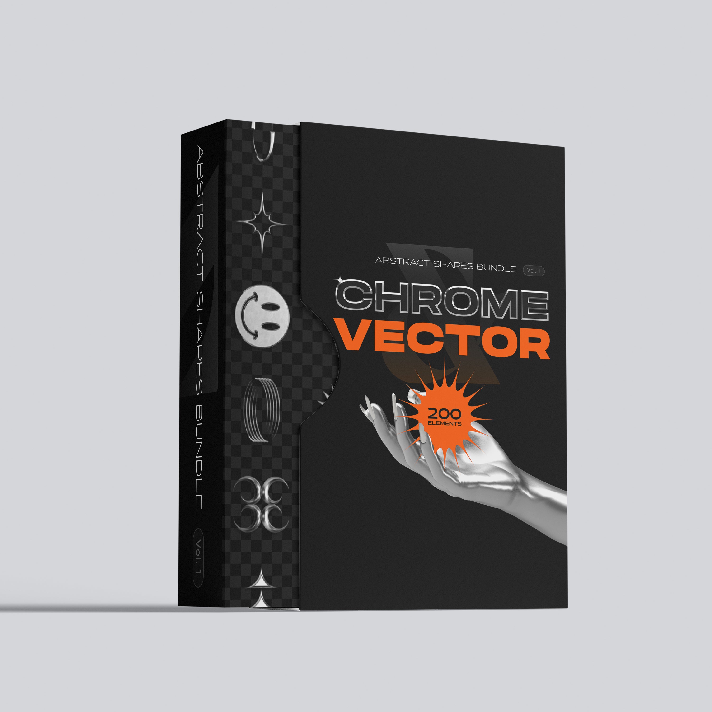 Chrome and Vector - Abstract Shapes Bundle - By Samolevsky