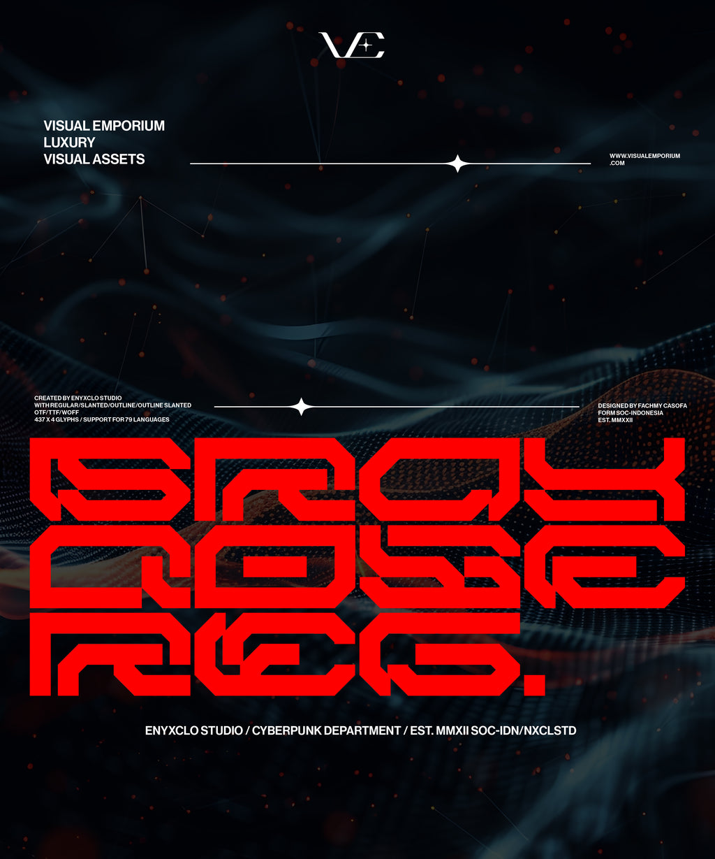 NCL BRAYQOSE • Futuristic Mecha Font