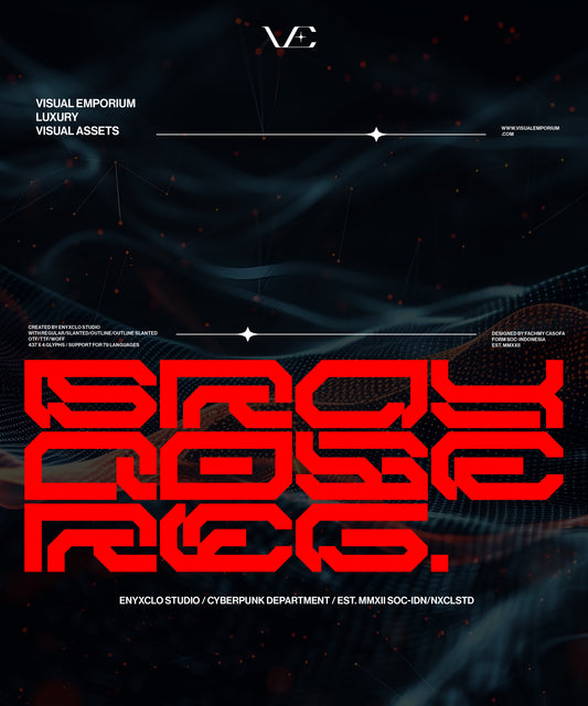 NCL BRAYQOSE • Futuristic Mecha Font