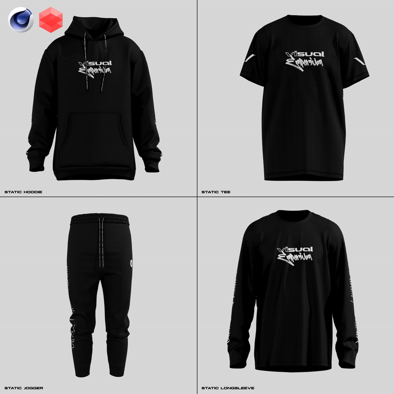 Complete 3D Static Mockup Bundle • Cinema 4D + Redshift