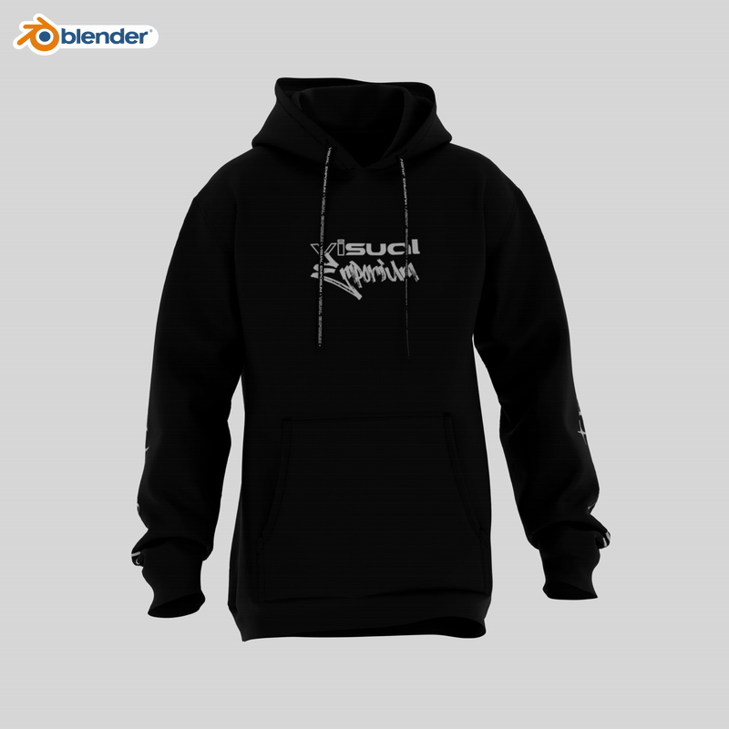 Premium 3D Hoodie Walk Cycle Mockup(Hood Up & Down) • Blender