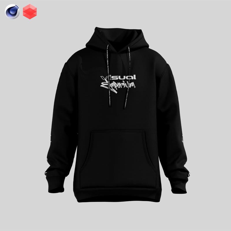 Premium 3D Hoodie Mockup(Hood Up & Down) • Cinema 4D + Redshift