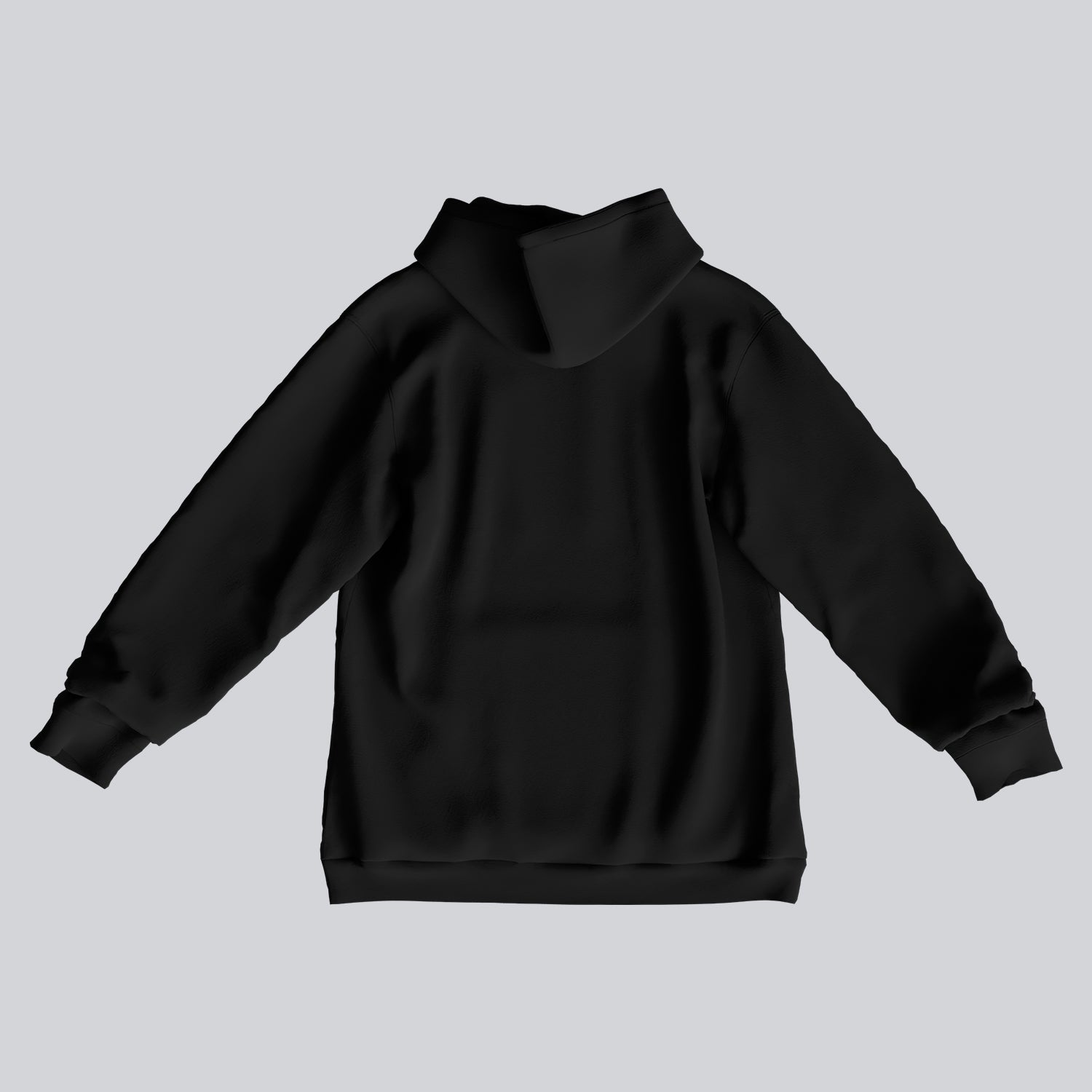 Back Flat Lay Hoodie ✦ 3D Object