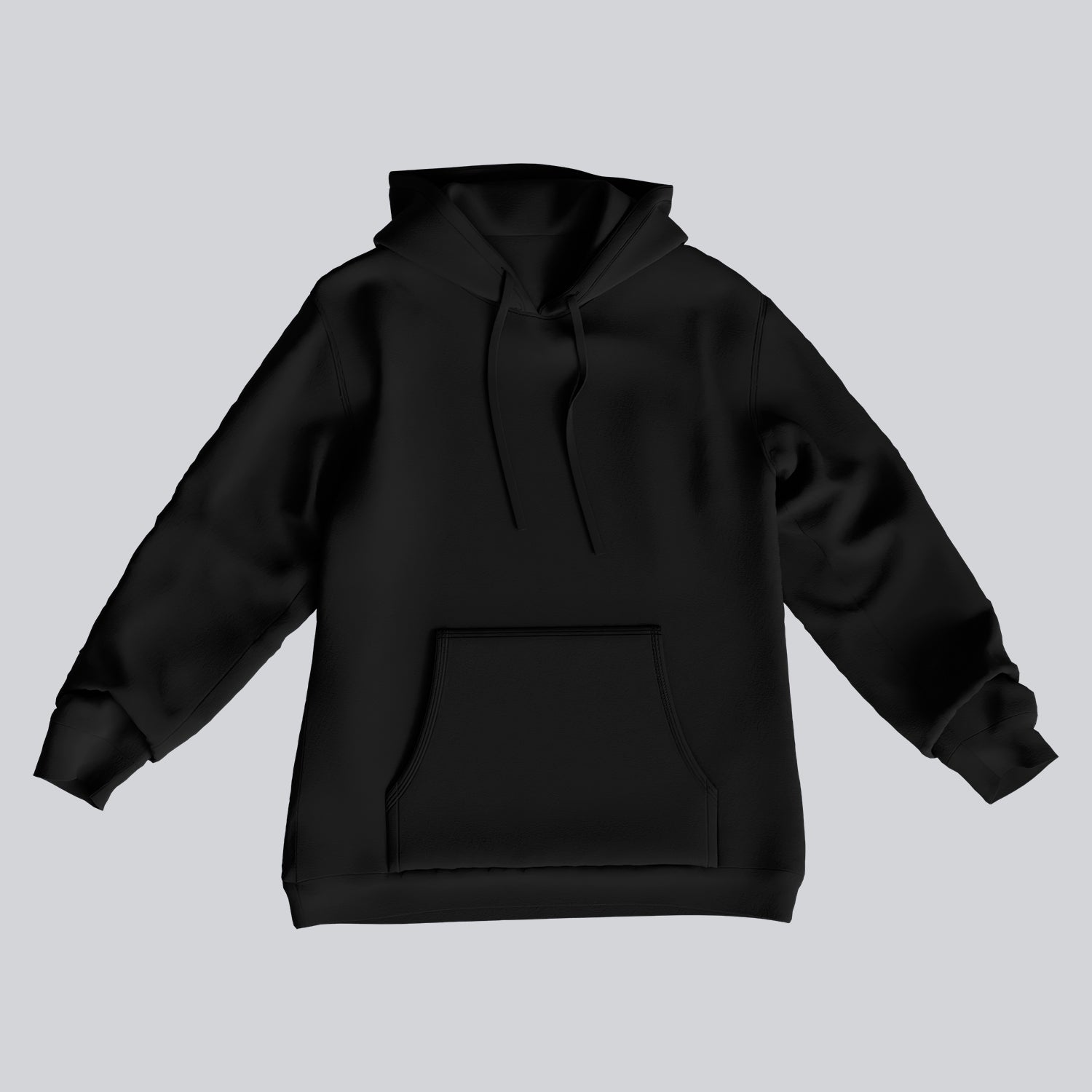 Front Flat Lay Hoodie ✦ 3D Object