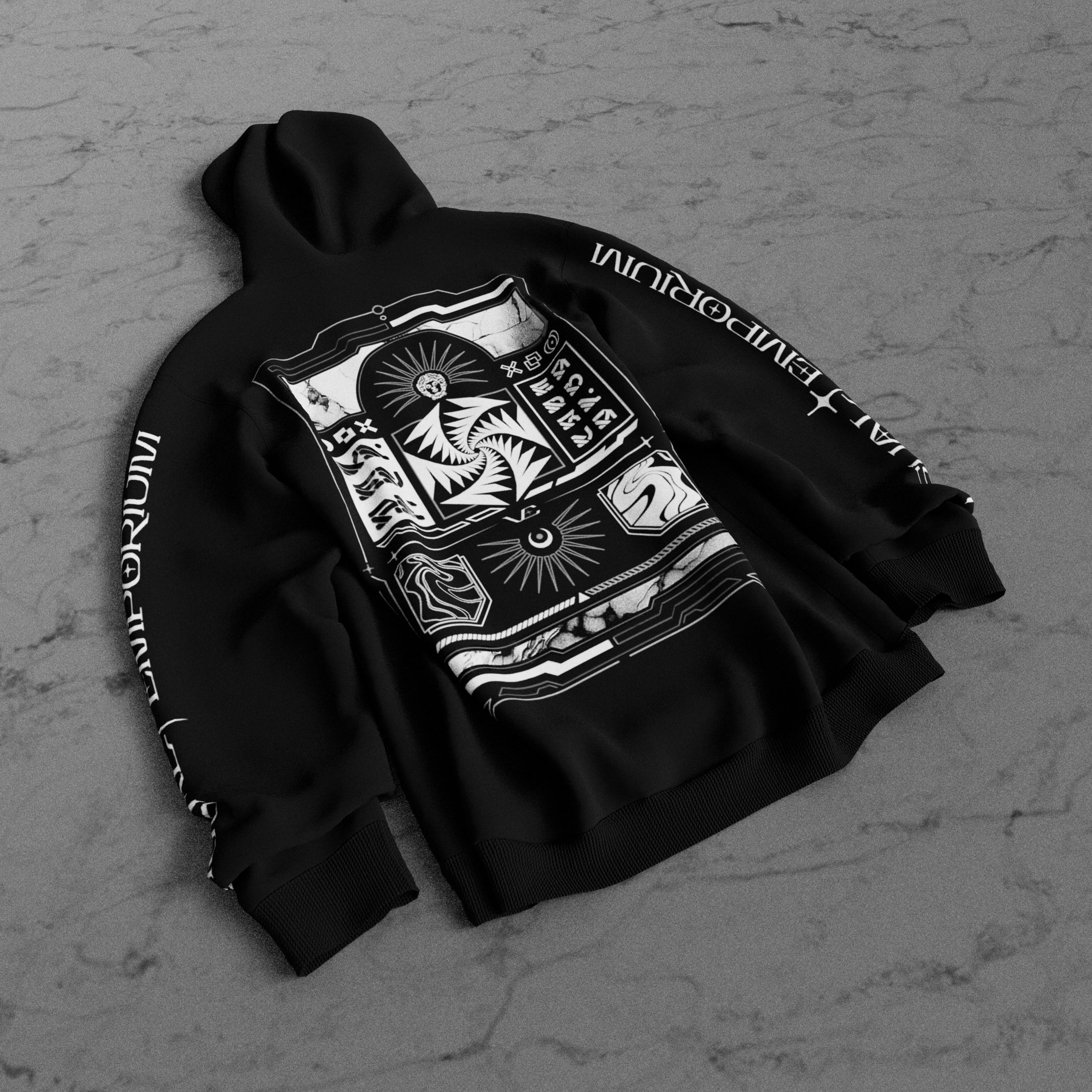 Premium Flat Lay 3D Hoodie Mockup ✦ Cinema 4d