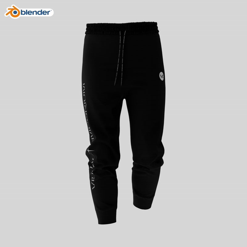 Premium 3D Jogger Walk Cycle Mockup • Blender