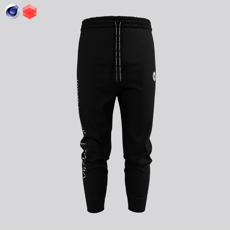 Premium 3D Jogger Mockup • Cinema 4D + Redshift