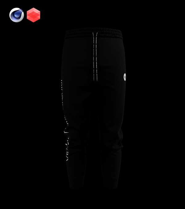 Premium 3D Jogger Mockup • Cinema 4D + Redshift