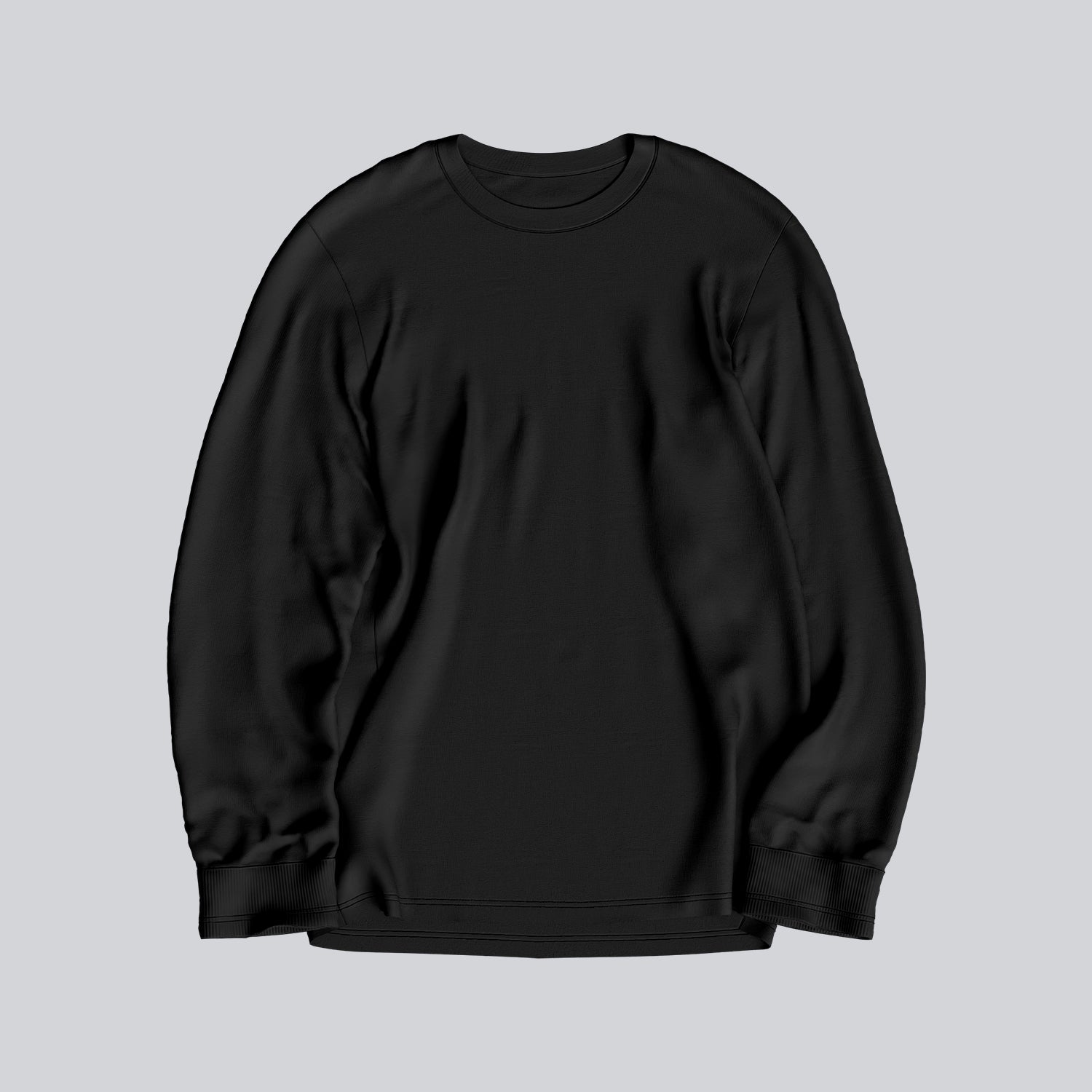 Back Flat Lay Longsleeve(Arms Down) ✦ 3D Object