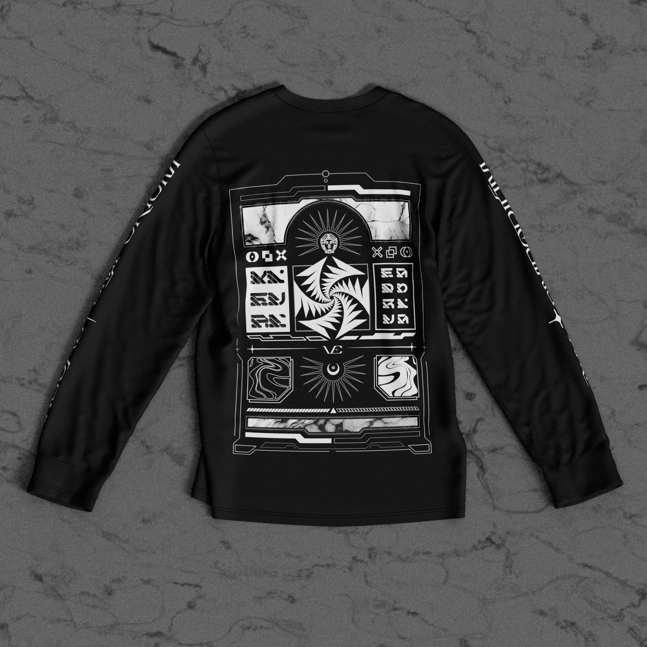 Premium Flat Lay 3D Longsleeve Mockup ✦ Cinema 4d