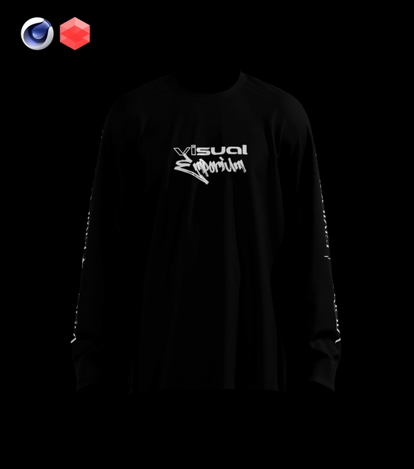 Premium 3D Long Sleeve Shirt Mockup • CInema 4D + Redshift