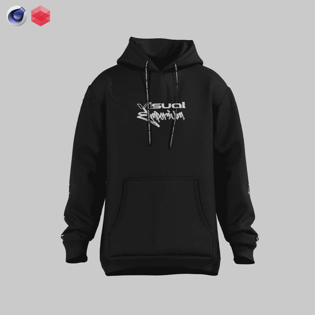 Premium 3D Hoodie Mockup(Hood Up & Down) • Cinema 4D + Redshift