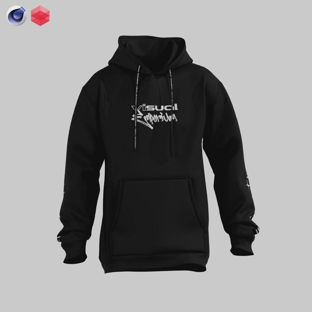 Premium 3D Hoodie Walk Cycle Mockup(Hood Up & Down) • Cinema 4D + Redshift
