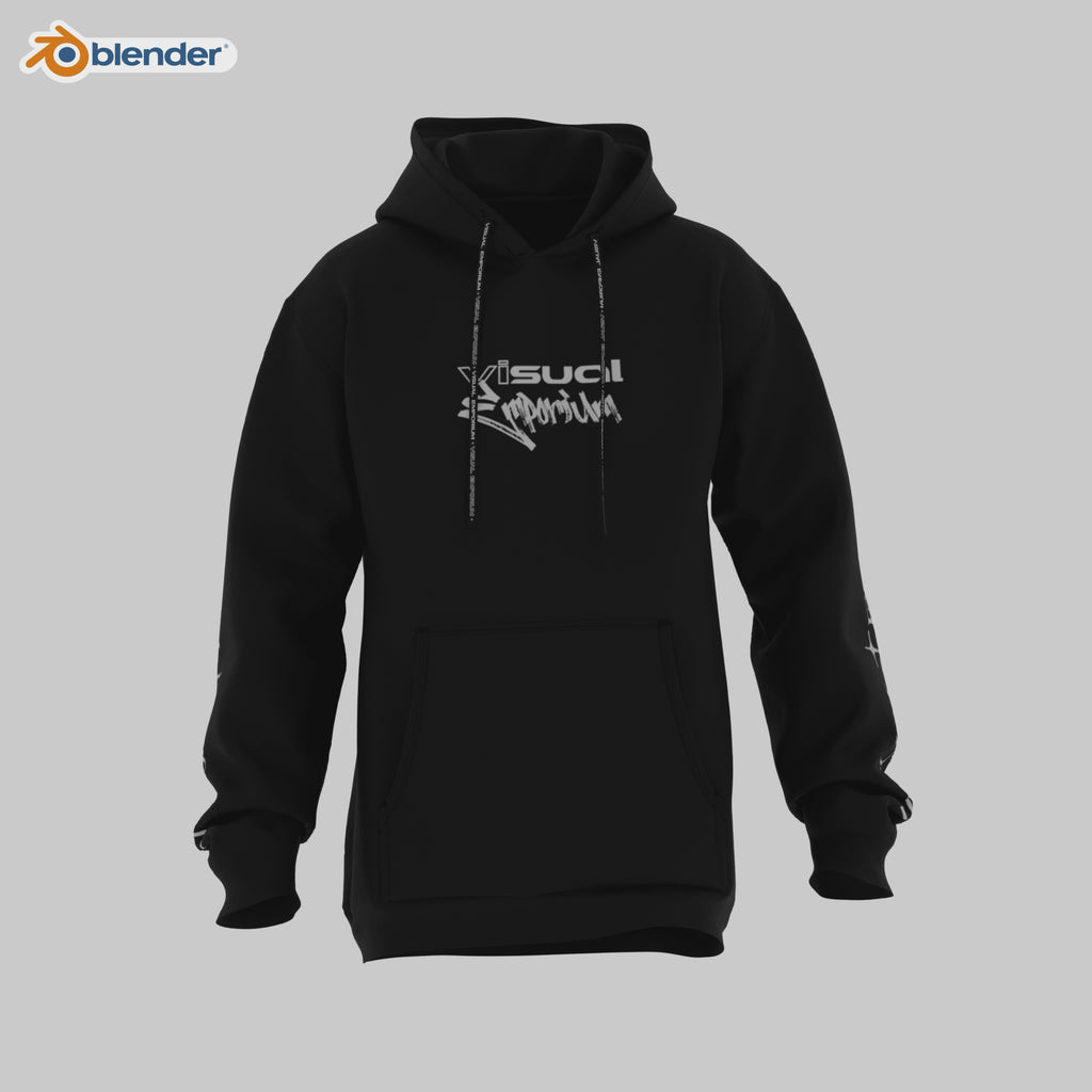 Premium 3D Hoodie Walk Cycle Mockup(Hood Up & Down) • Blender
