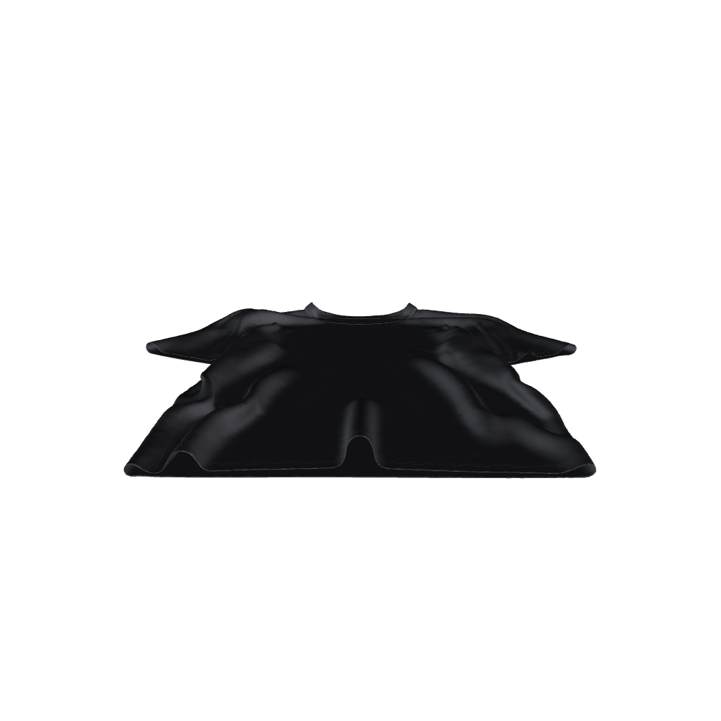 Front Flat Lay T-Shirt ✦ 3D Object