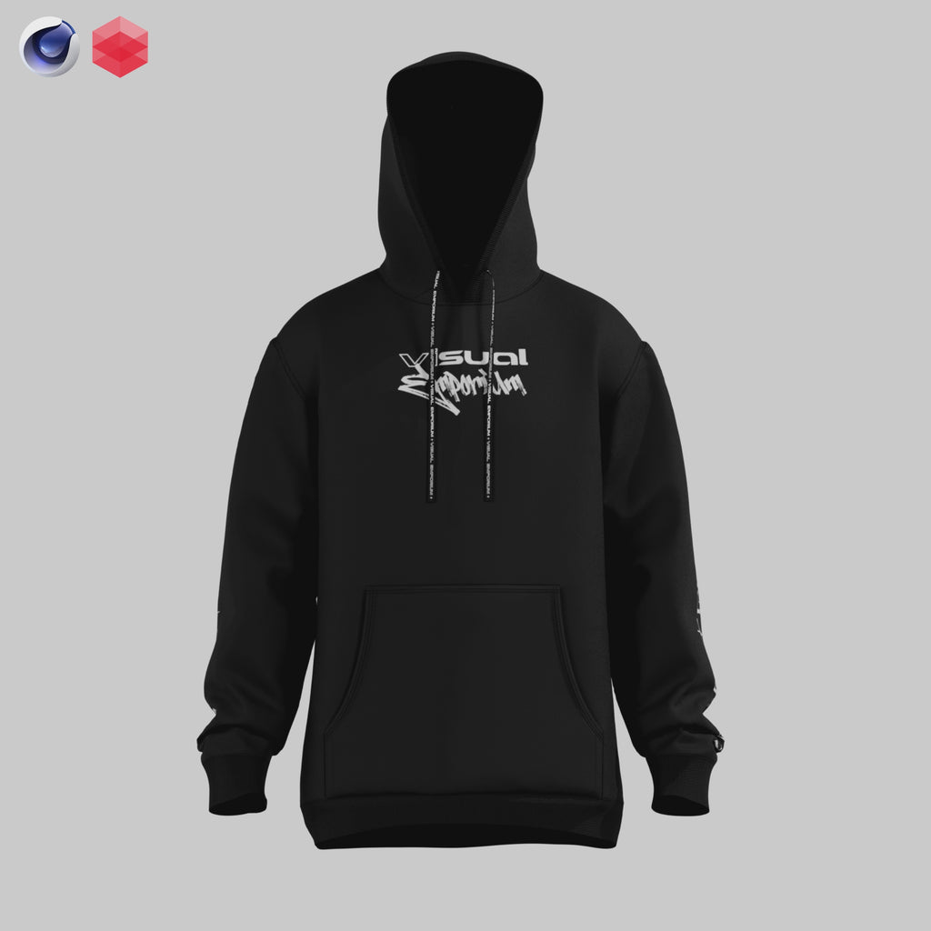 Premium 3D Hoodie Mockup(Hood Up & Down) • Cinema 4D + Redshift