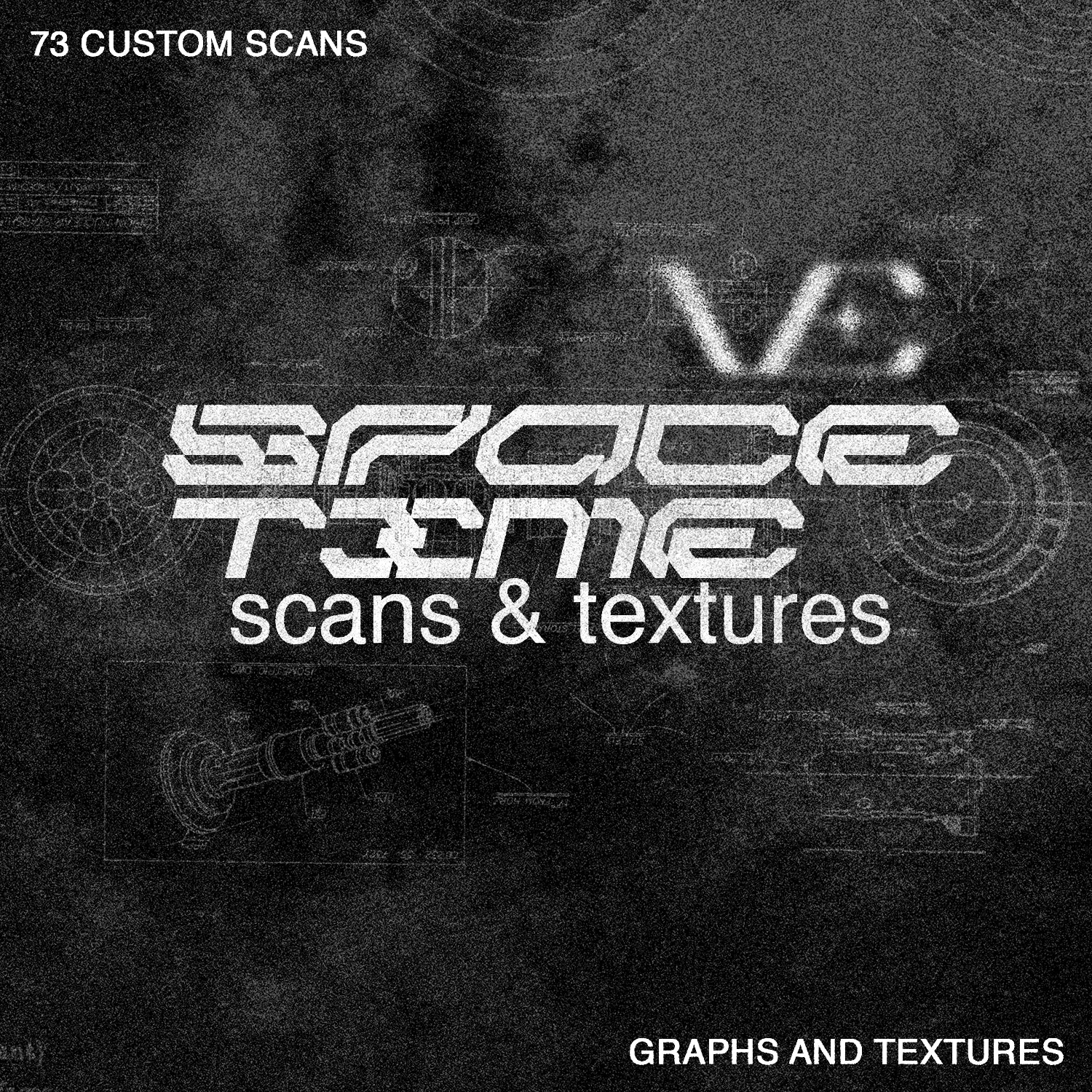 Spacetime Scans and Textures ✦ w/Bonus Vectors