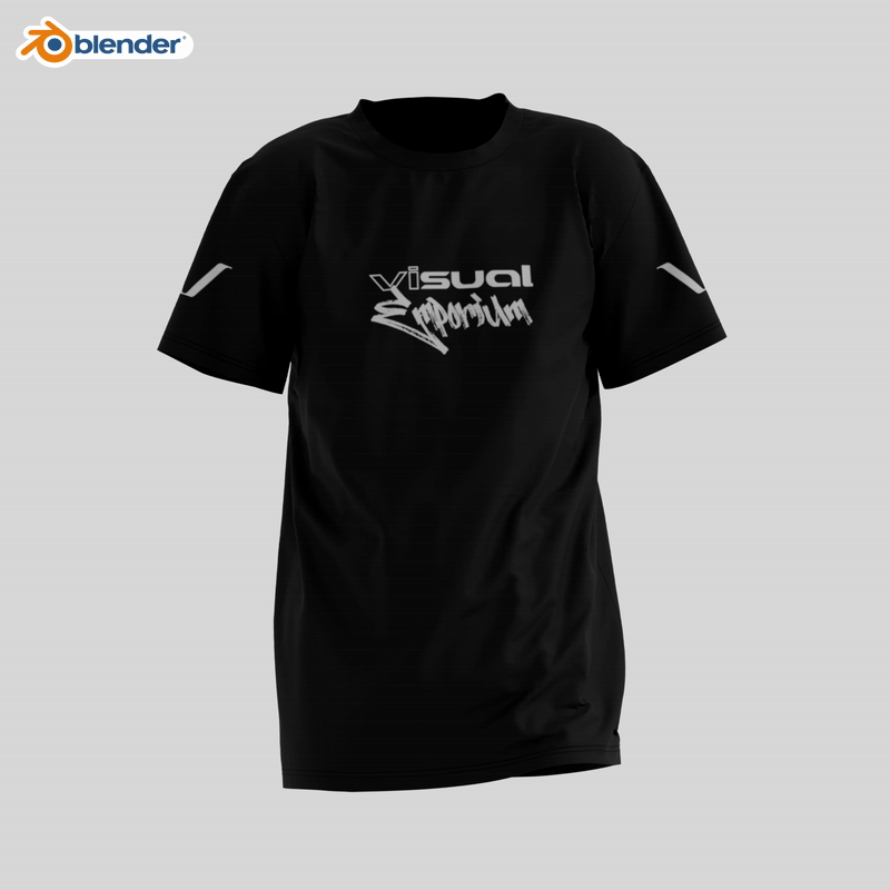 Premium 3D T-Shirt Walk Cycle Mockup • Blender