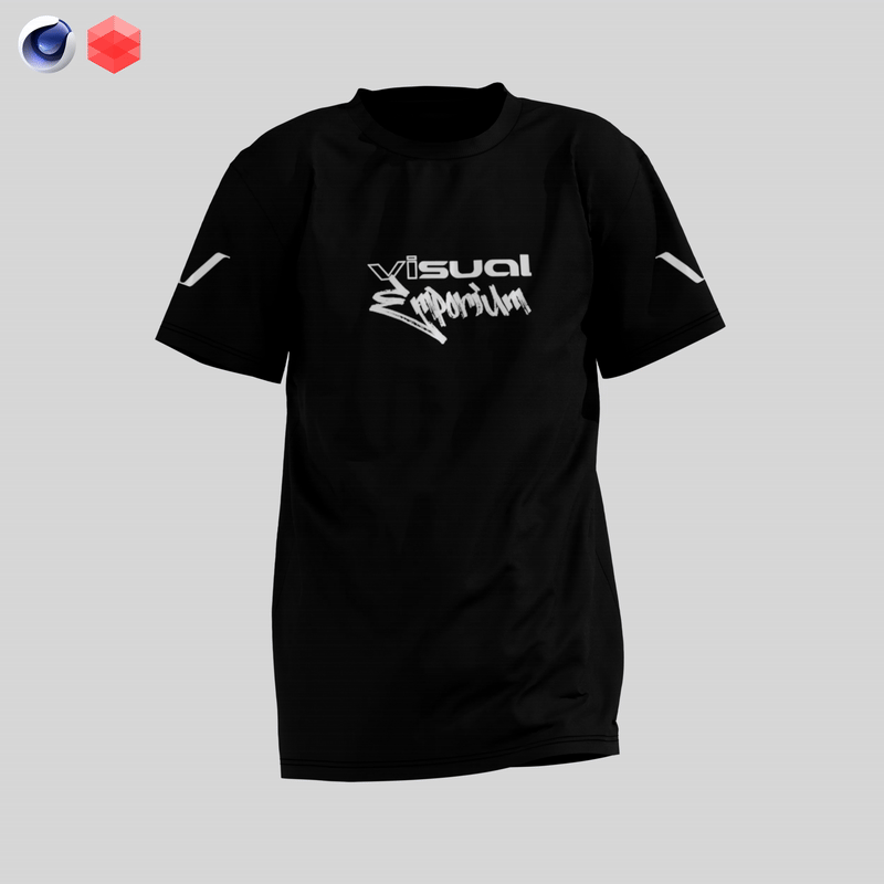 Premium 3D T-Shirt Walk Cycle Mockup • Cinema 4D + Redshift