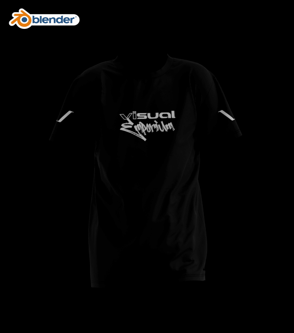 Premium 3D T-Shirt Walk Cycle Mockup • Blender