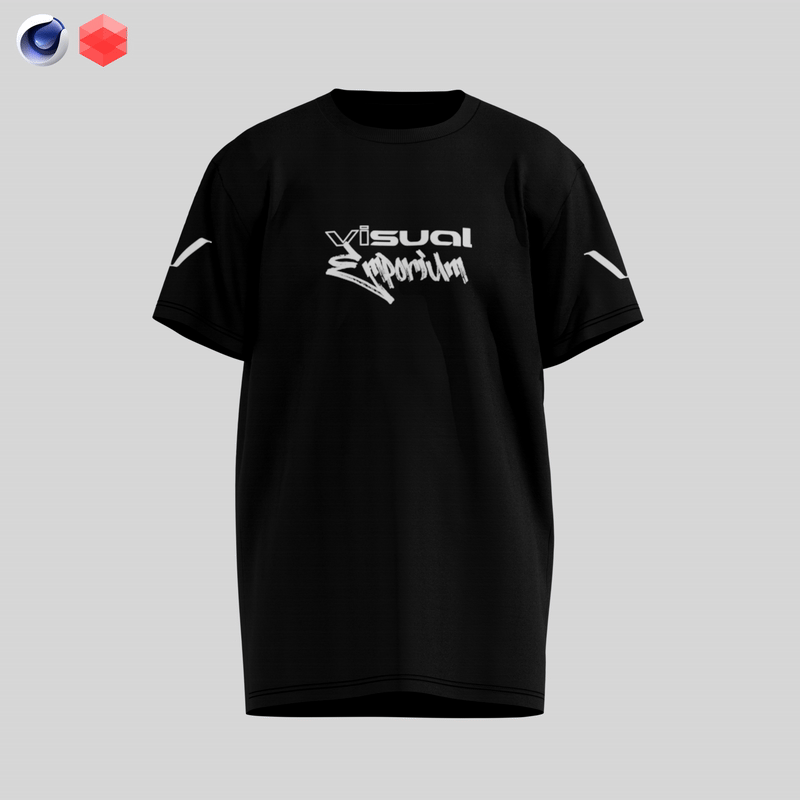 Premium 3D T-Shirt Mockup • Cinema 4D + Redshift