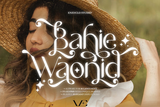 NCL BAHIE WAONID • Retro Typeface