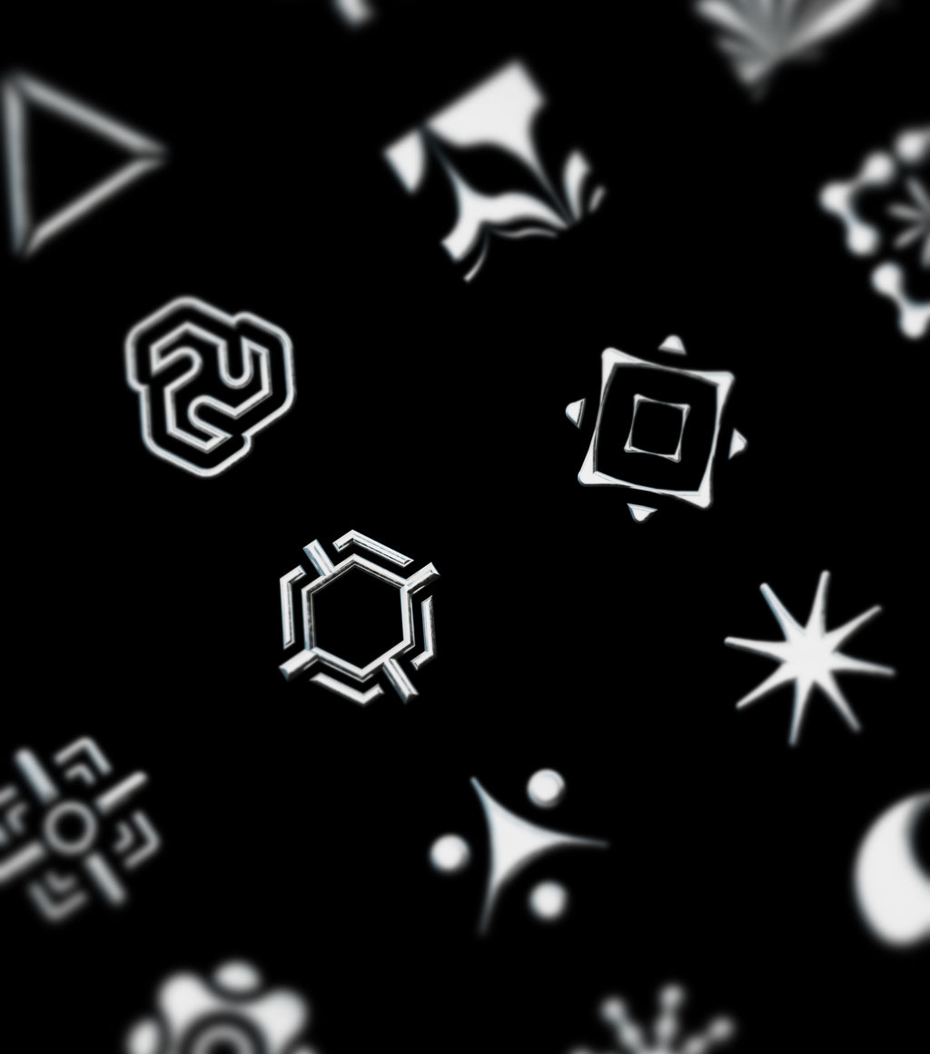 Neo Renaissance 01 • Bevel Chrome 3D Asset Pack • Stoic Digital
