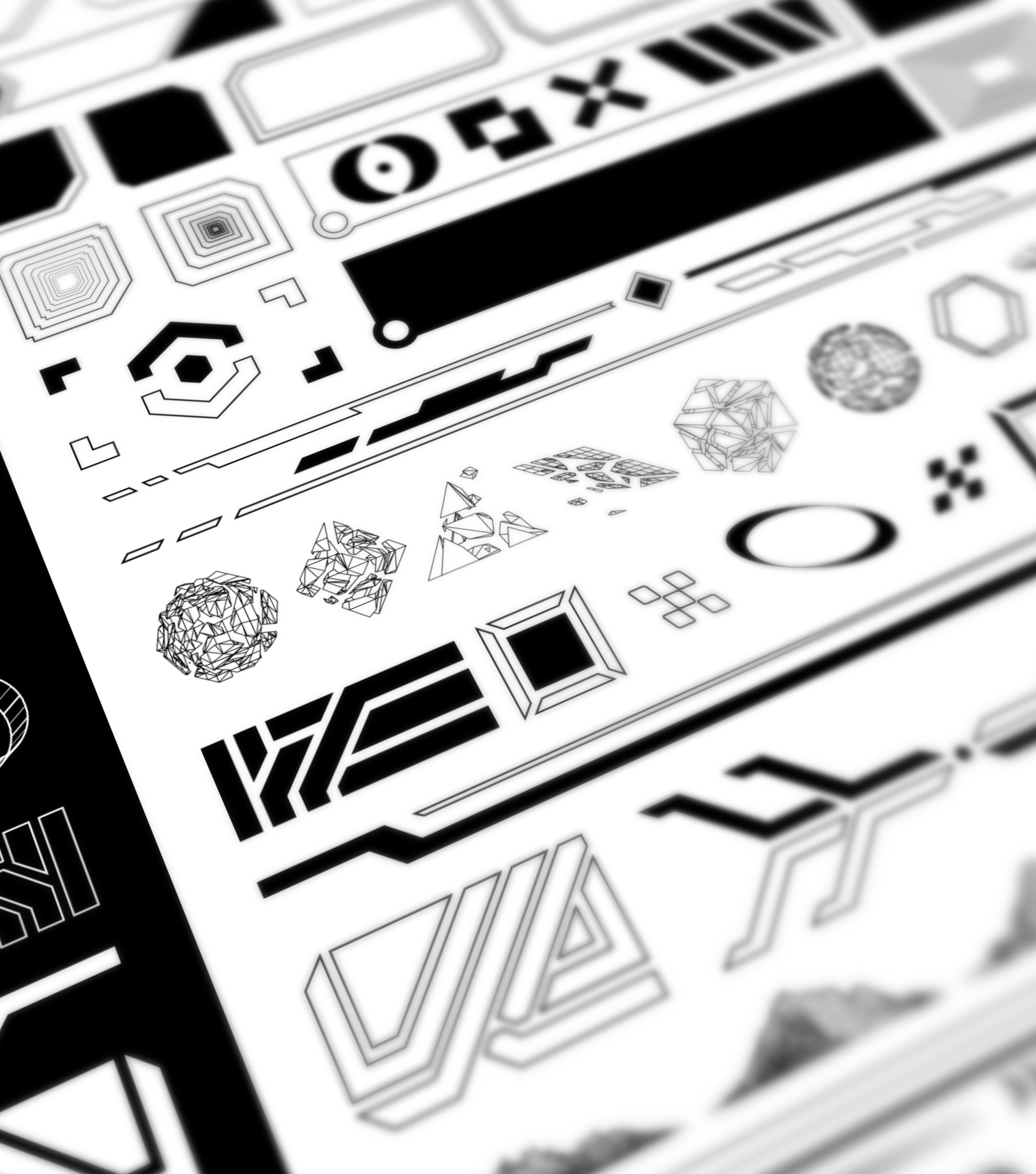 Cyber Platonism • Vector Asset Pack 01