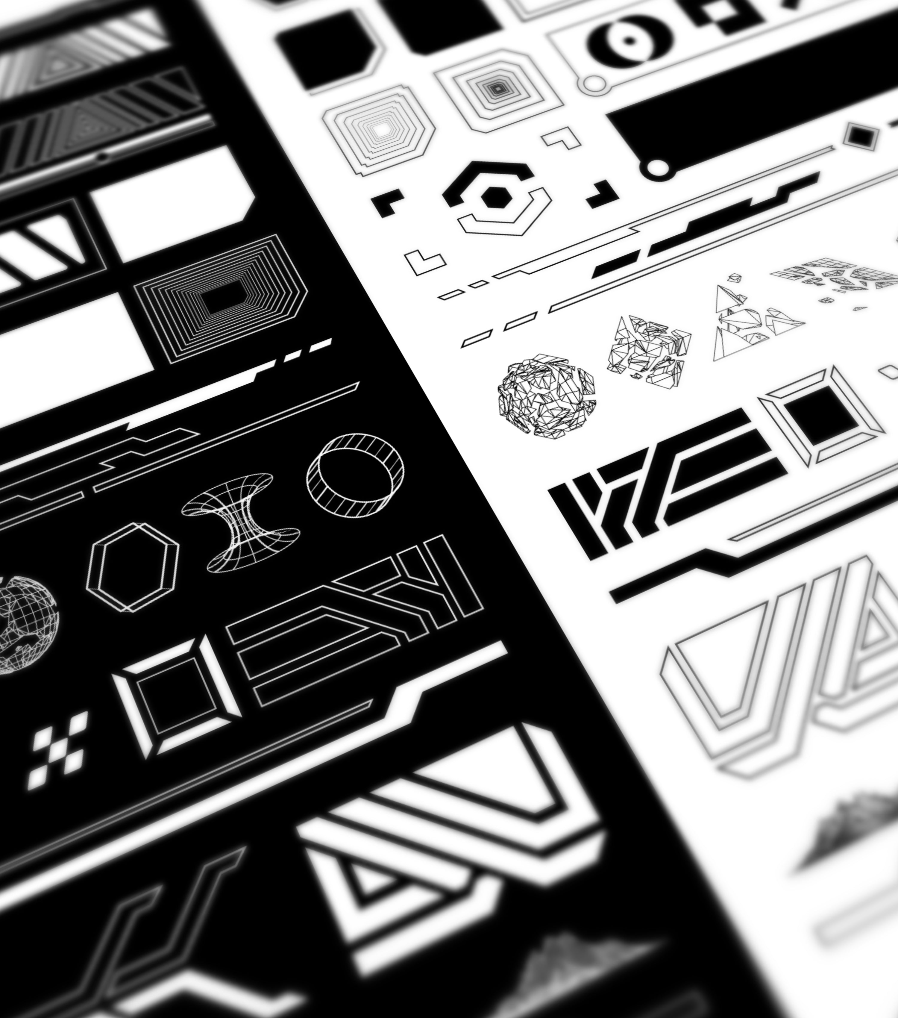 Cyber Platonism • Vector Asset Pack 01