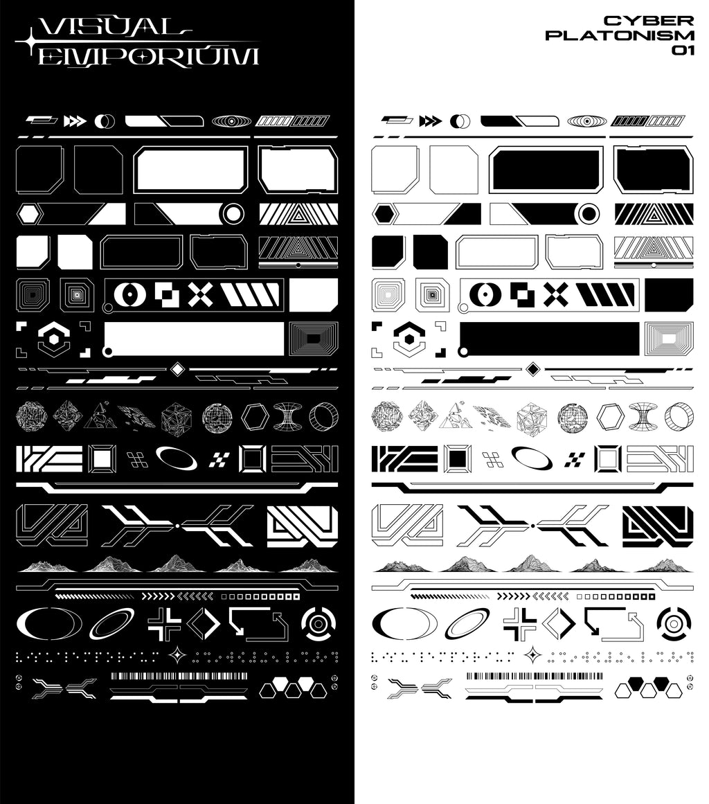 Cyber Platonism • Vector Asset Pack 01